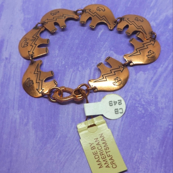 Sunrise Copper Bear Bracelet - Picture 1 of 7